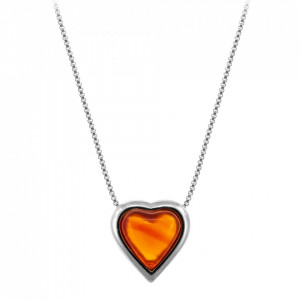 Colier placat cu argint - Colorful Love si piatra semipretioasa Agat Rosu